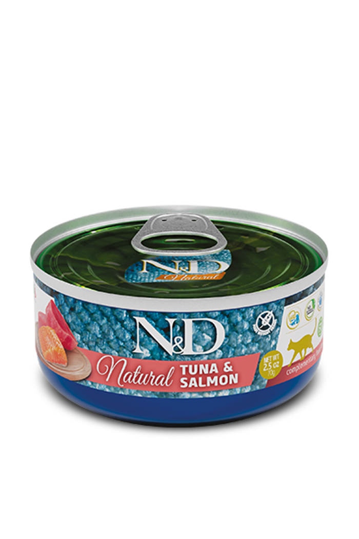 N&D uGI TROFI GTAS NATURAL TUNA & SALMON 70gr